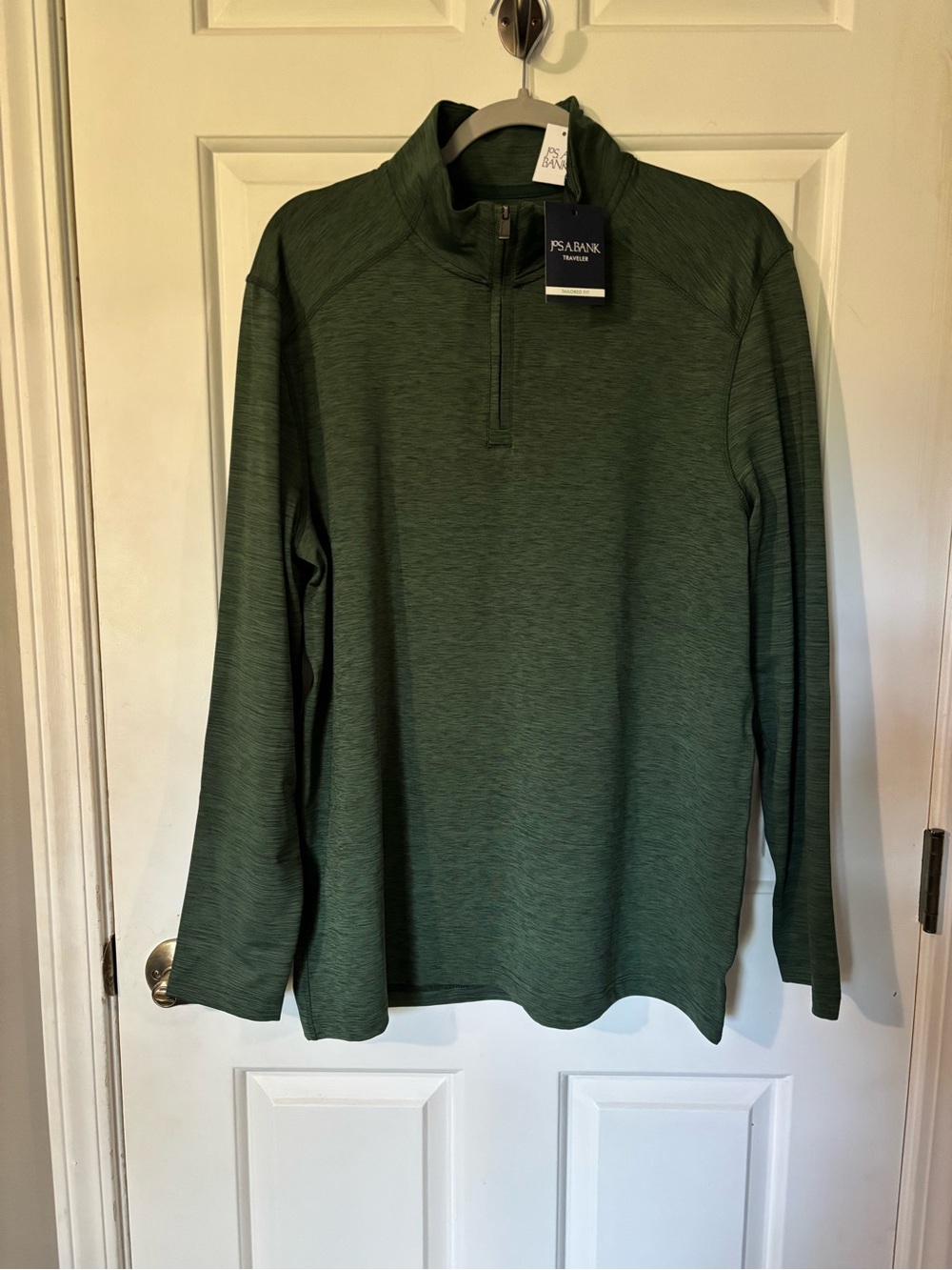 BNWT Jos. A Banks quarter zip pullover. Drifit type material - very soft! Medium